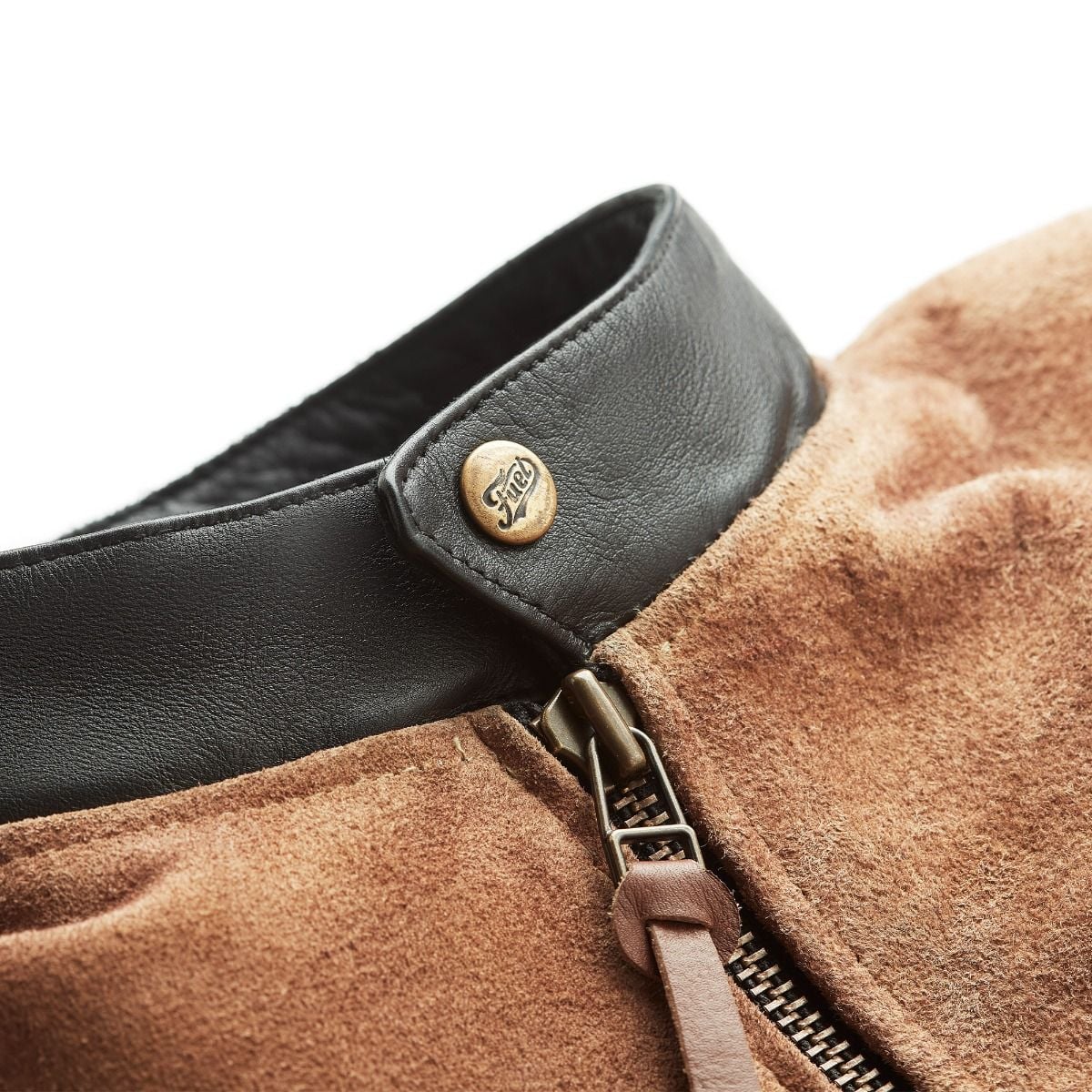 Fuel Sidewaze Leather Jacket - Tan / Black Endless Racegear