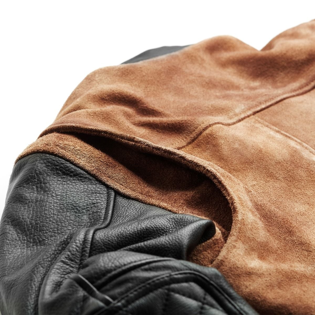 Fuel Sidewaze Leather Jacket - Tan / Black Endless Racegear