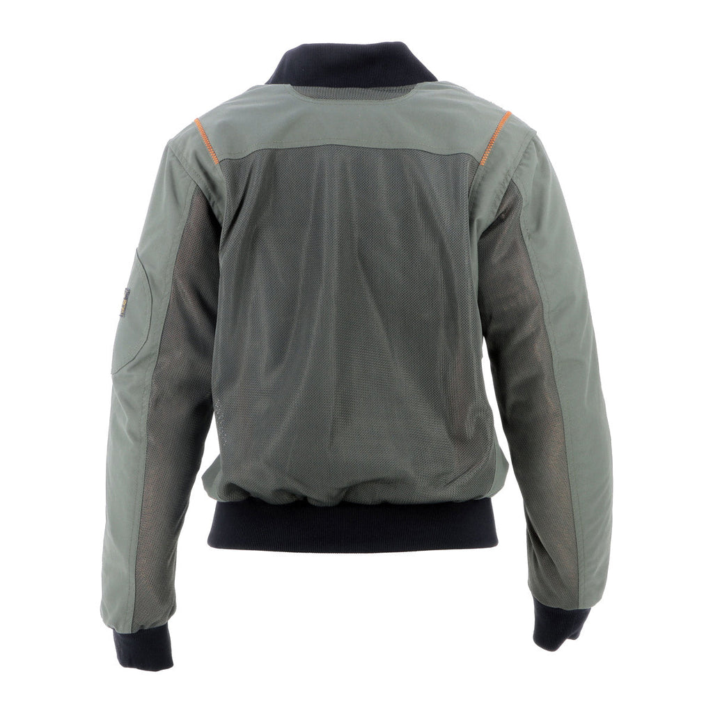 Helstons Elisa - Ladies Air Mesh Textile Jacket - Khaki