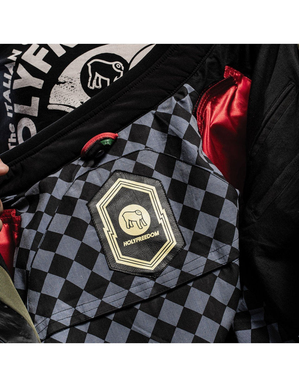 Holy Freedom - Ever Military Motorcycle Jacket - Military Green