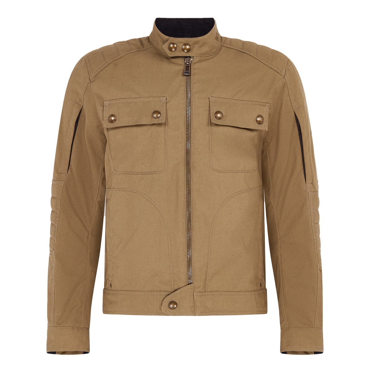 *New* Belstaff Roberts Cotton Canvas Motorcycle Jacket - Olive