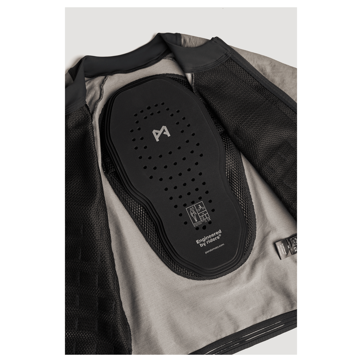 Pando Moto Commando UH Grey Men's Light-Weight Motorcycle Jacket