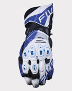 FIVE RFX1 EVO Gauntlet Gloves - InGearMotoFIVEMotorcycle GlovesWhite / Blue