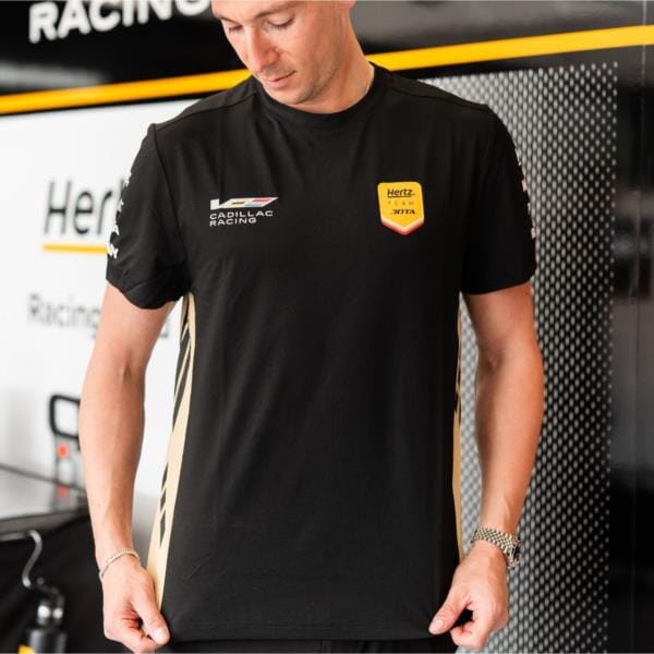 Cadillac Hertz Team Jota Men's WEC T-Shirt - Black Hertz
