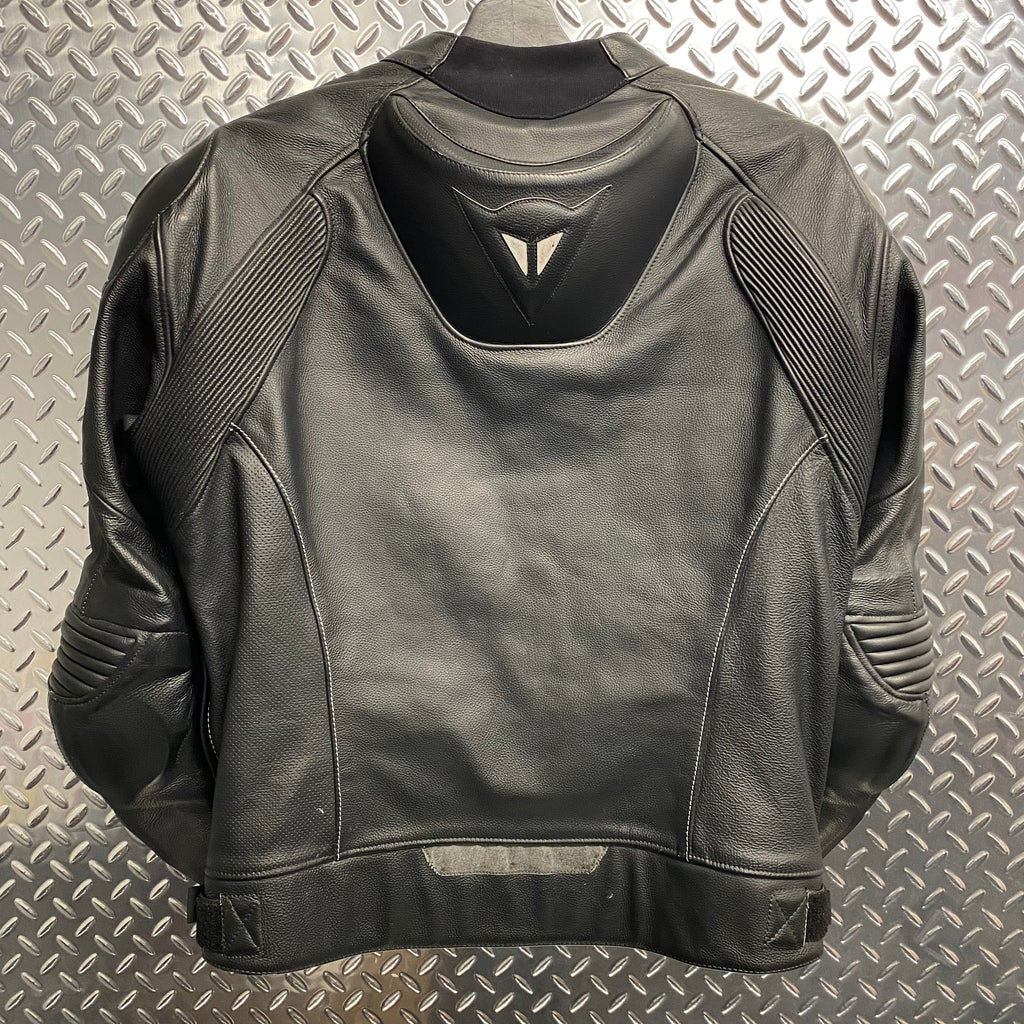 Dainese Leather Motorcycle Jacket Sz 58EU Dainese