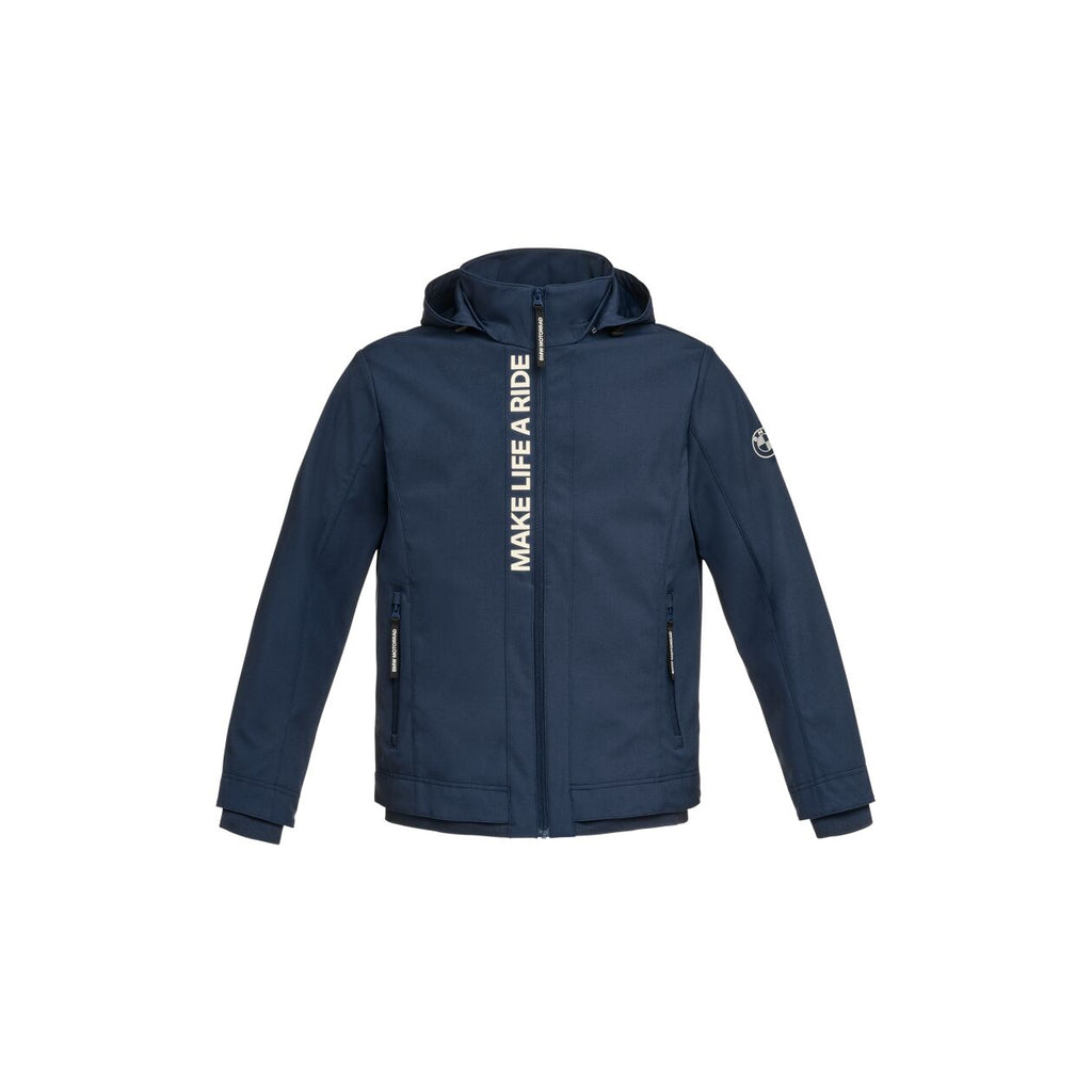 BMW MOTORRAD SOFTSHELL JACKET MAKE LIFE A RIDE BLUE BMW Motorrad