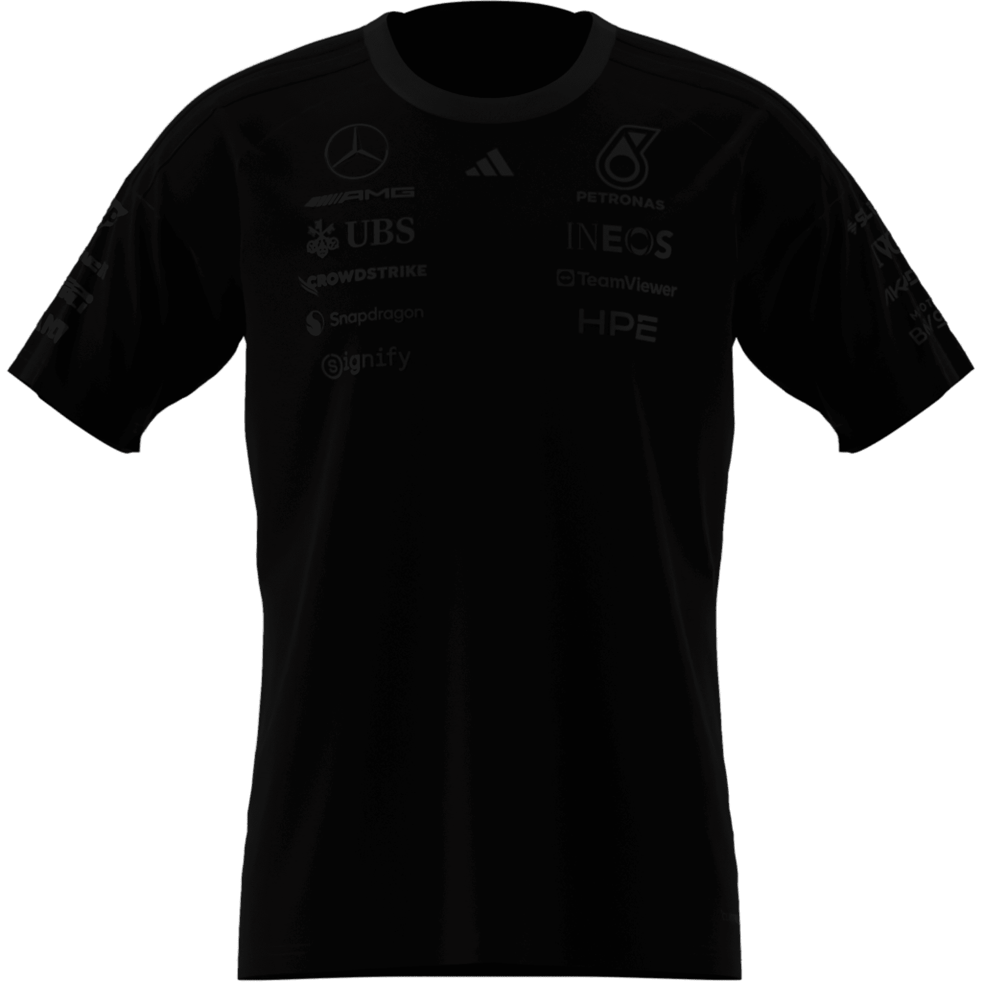 Mercedes - AMG Petronas Formula One 2026 Men's Team Night Jersey - Stealth Black Mercedes AMG Petronas