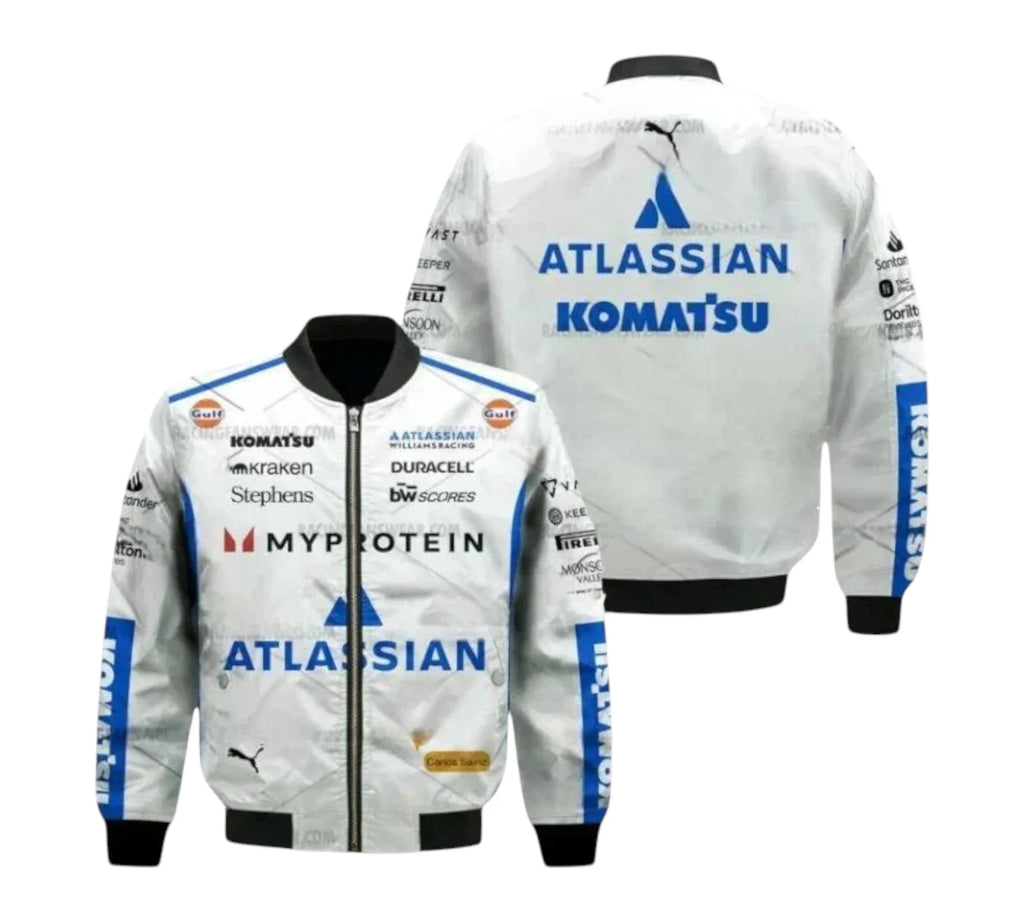 2025 Carlos Sainz Team Williams F1 Jacket Vintage Endless Racegear