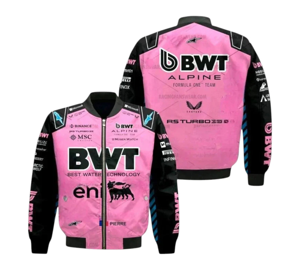 Pierre Gasly 2025 BWT Alpine Formula 1 Racing Jacket Endless Racegear