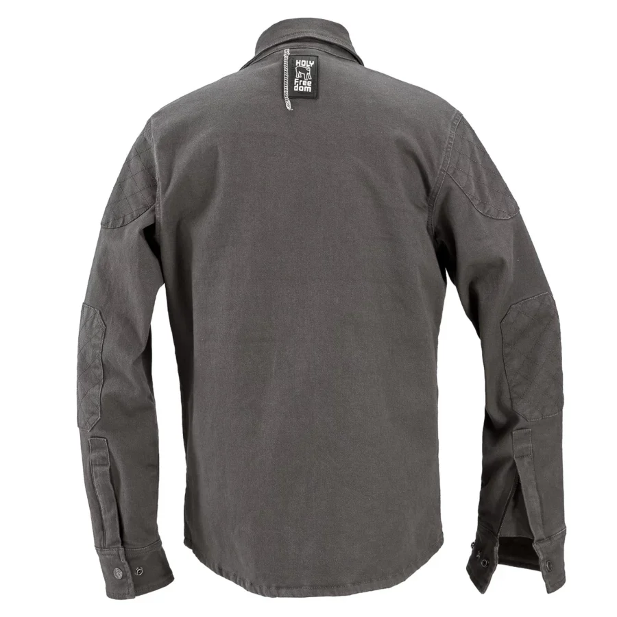 Holy Freedom - King Motorcycle Jacket - Military Grey