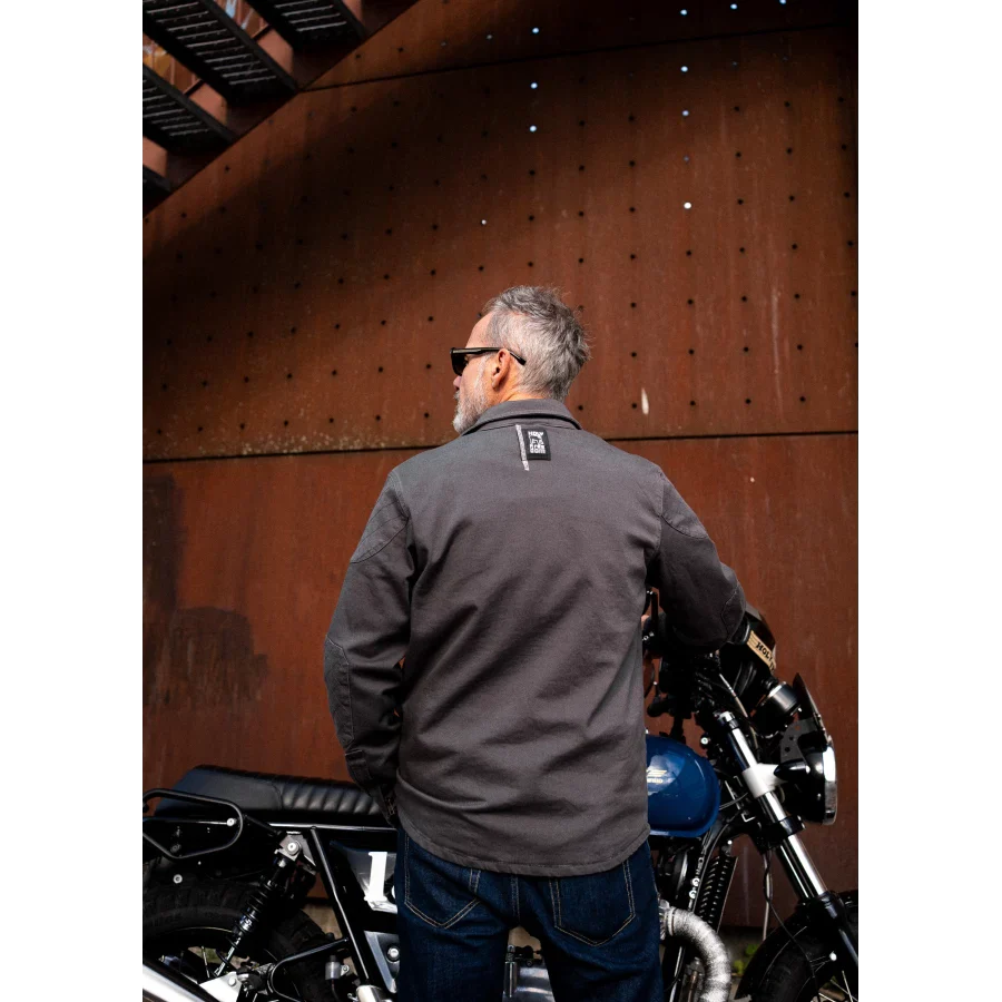 Holy Freedom - King Motorcycle Jacket - Military Grey