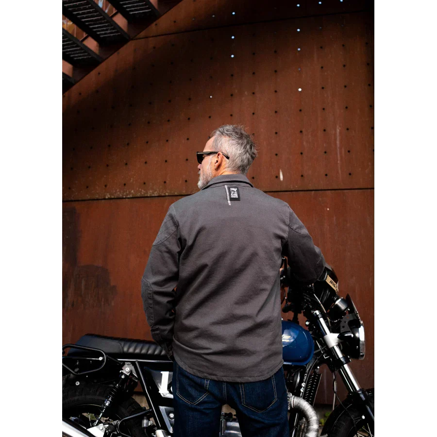Holy Freedom - King Motorcycle Jacket - Military Grey