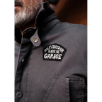 Holy Freedom - King Motorcycle Jacket - Military Grey