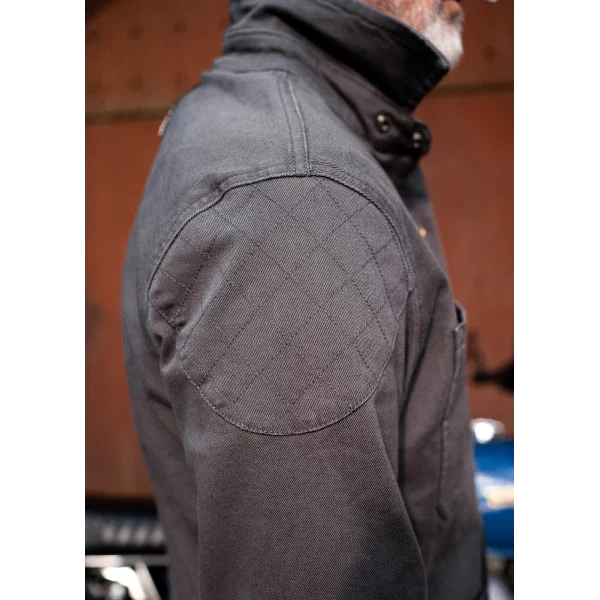 Holy Freedom - King Motorcycle Jacket - Military Grey
