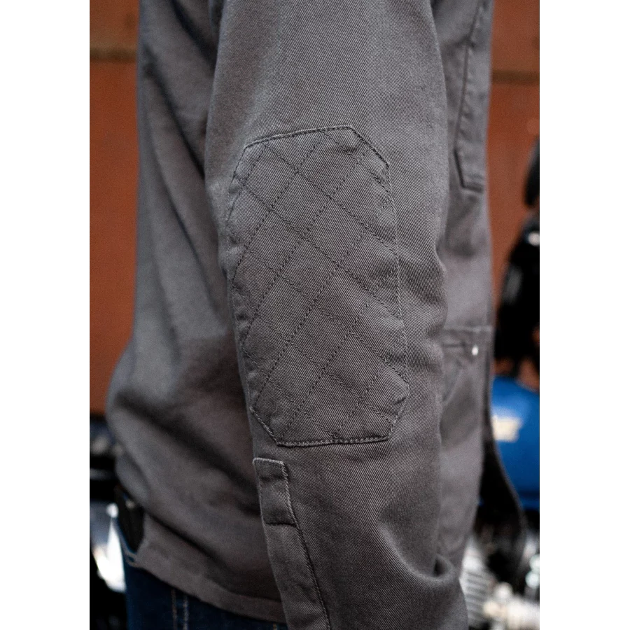 Holy Freedom - King Motorcycle Jacket - Military Grey