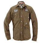 Holy Freedom - King Motorcycle Jacket - Military Green