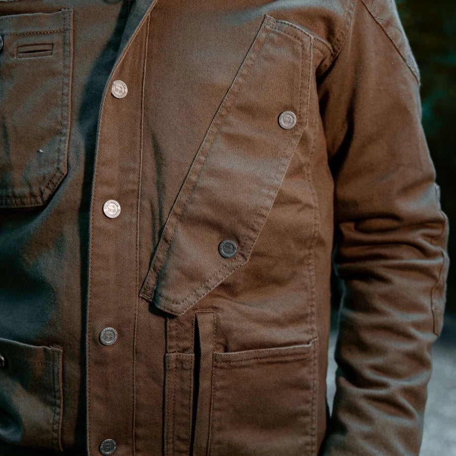 Holy Freedom - King Motorcycle Jacket - Military Green