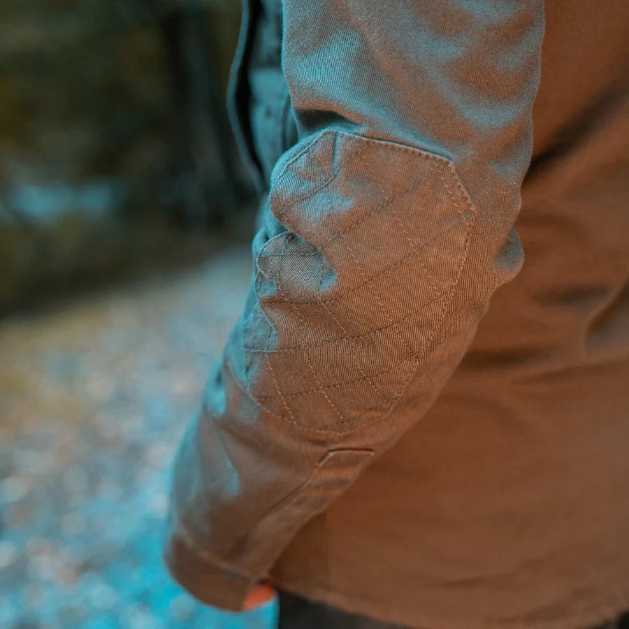 Holy Freedom - King Motorcycle Jacket - Military Green