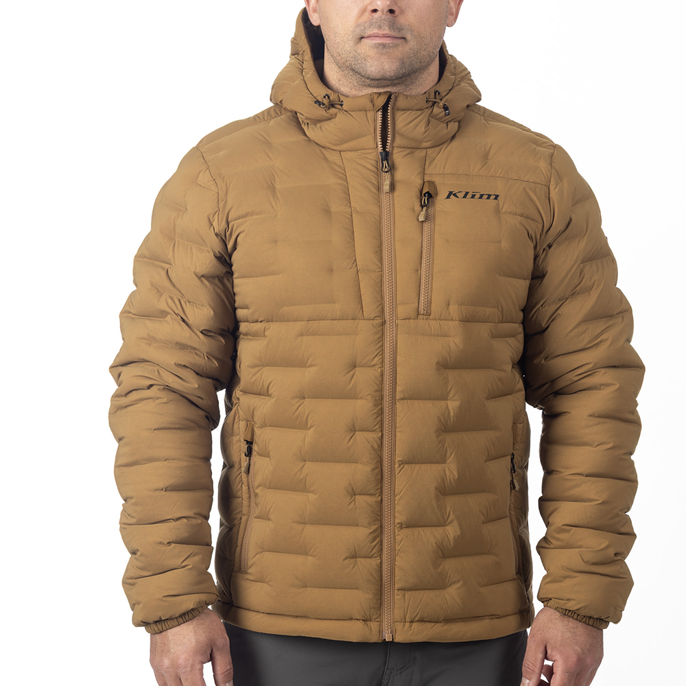 [Color:::Breen] Klim Boulder Stretch Down Hooded Jacket