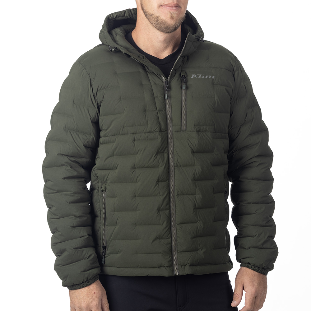 [Color:::Duffel Bag] Klim Boulder Stretch Down Hooded Jacket