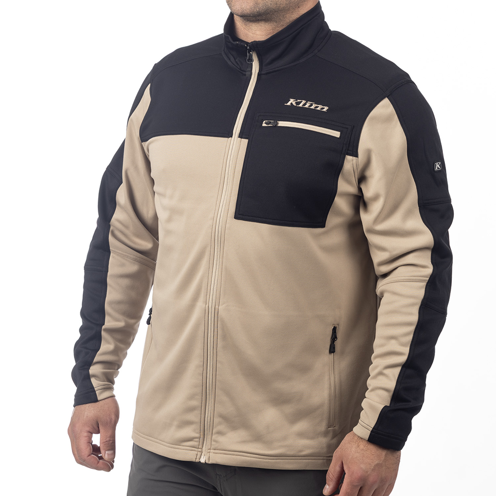 [Color:::Montana Tan - Black] Klim Glacier Jacket