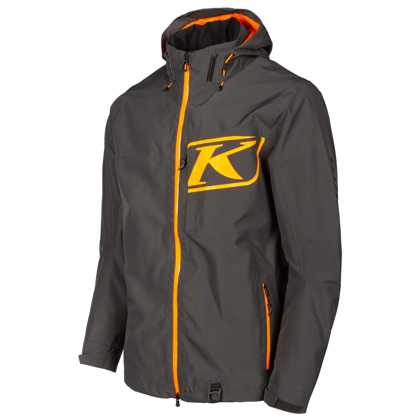 [Color:::Asphalt - Strike Orange] Klim Powerxross Jacket