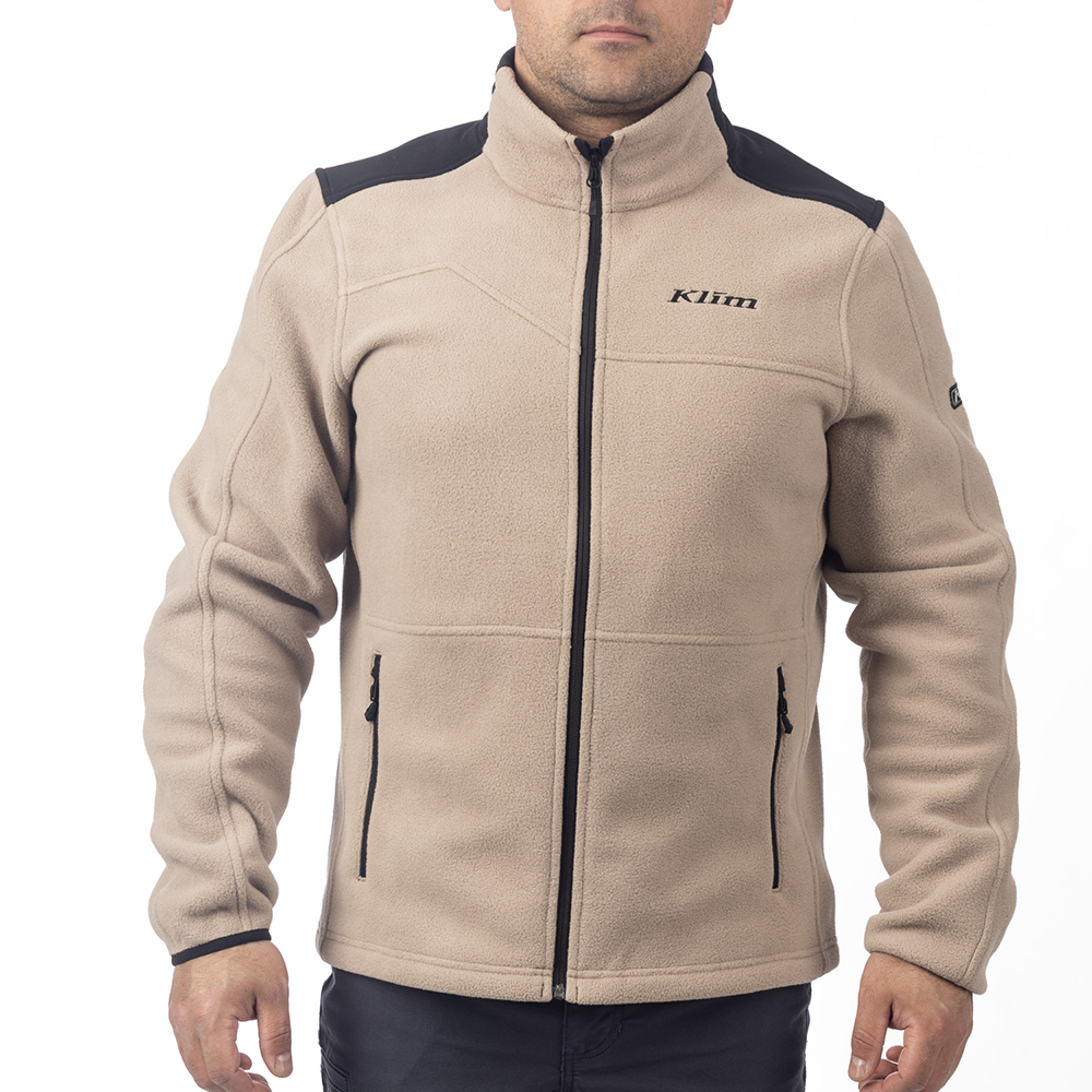 [Color:::Montana Tan - Black] Klim Teton Crest Fleece Jacket