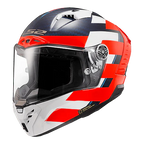 LS2 Thunder Carbon FIM Helmet - InGearMotoLS2Alliance Red/Wht/Blue