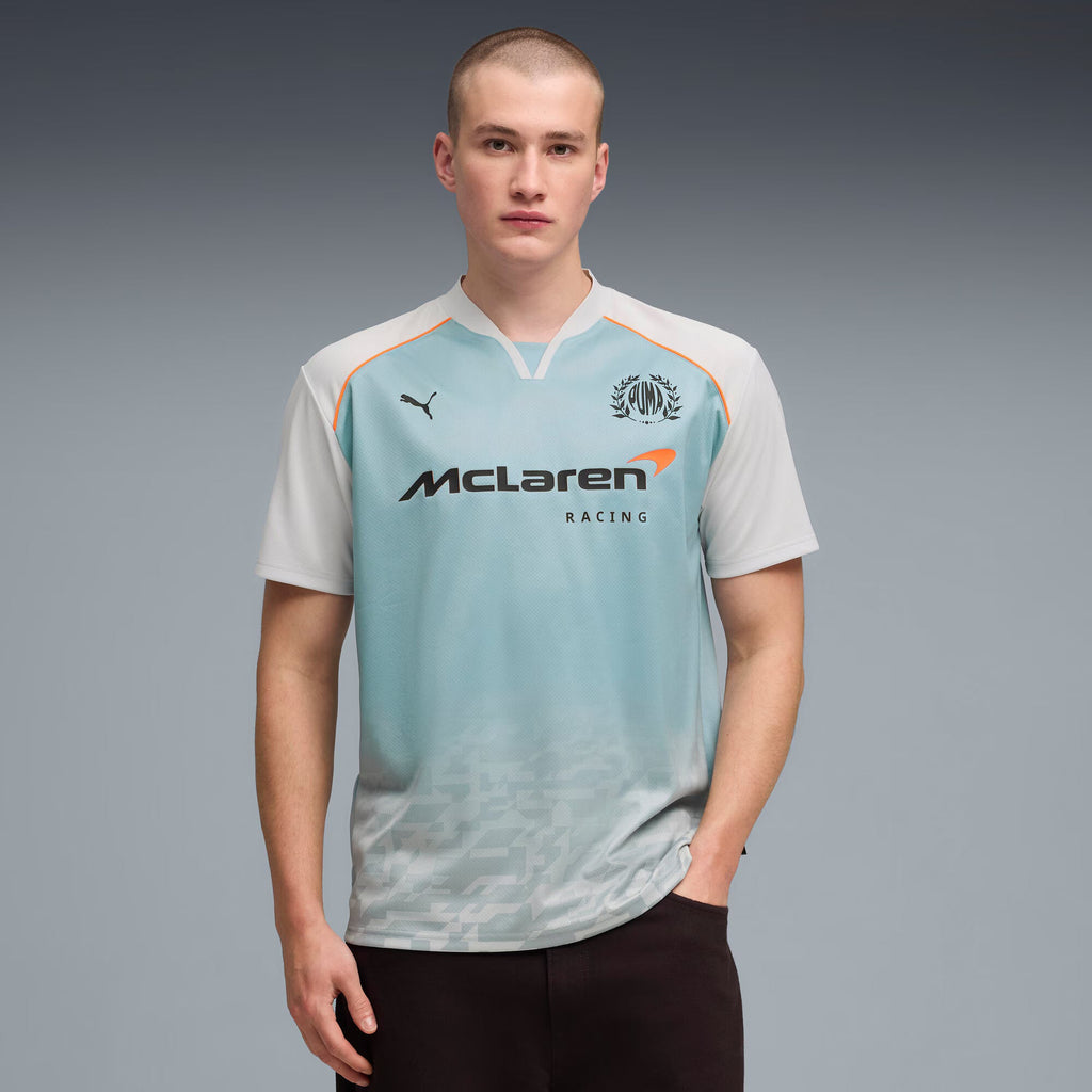 McLaren F1 Puma Jersey T-Shirt - Seafoam/Titan Black McLaren