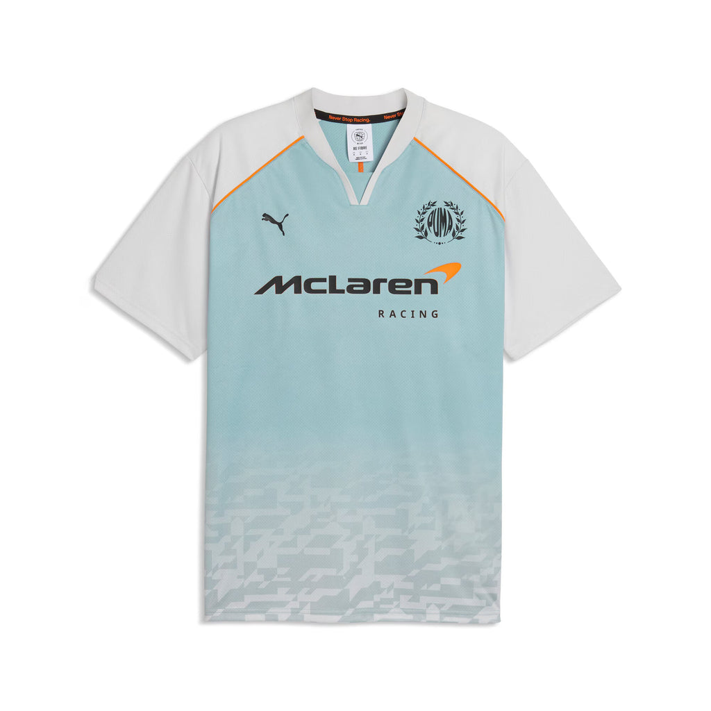 McLaren F1 Puma Jersey T-Shirt - Seafoam/Titan Black T-shirts McLaren XS Blue 