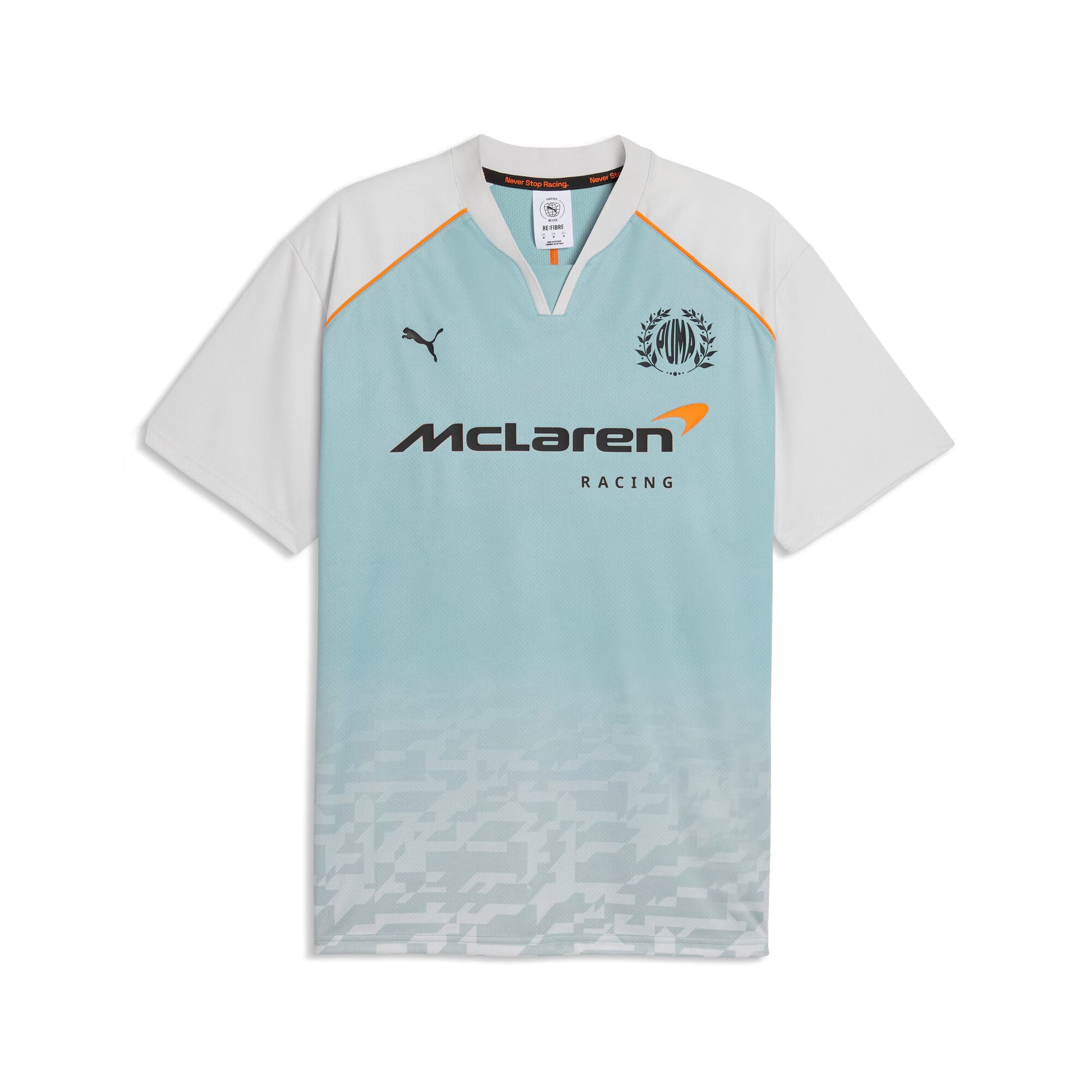 McLaren F1 Puma Jersey T-Shirt - Seafoam/Titan Black T-shirts McLaren XS Blue 