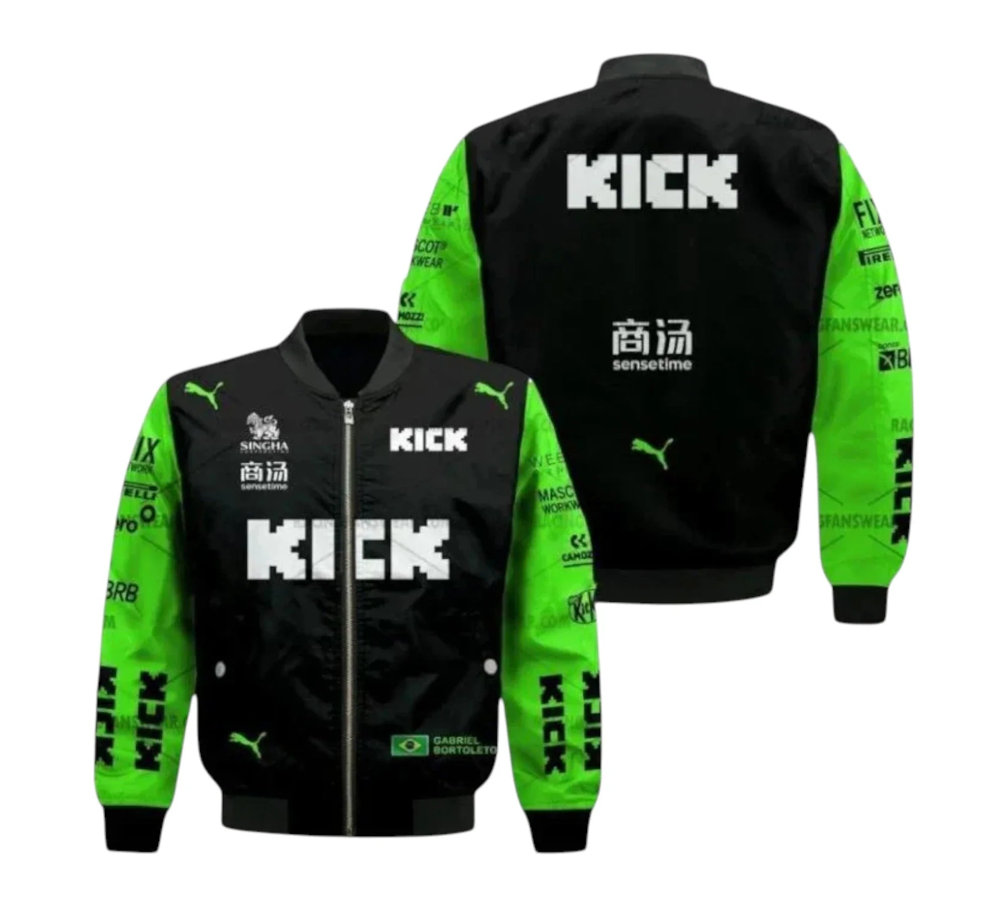 New 2025 Gabriel Bortoleto Formula One Vintage Jacket Endless Racegear
