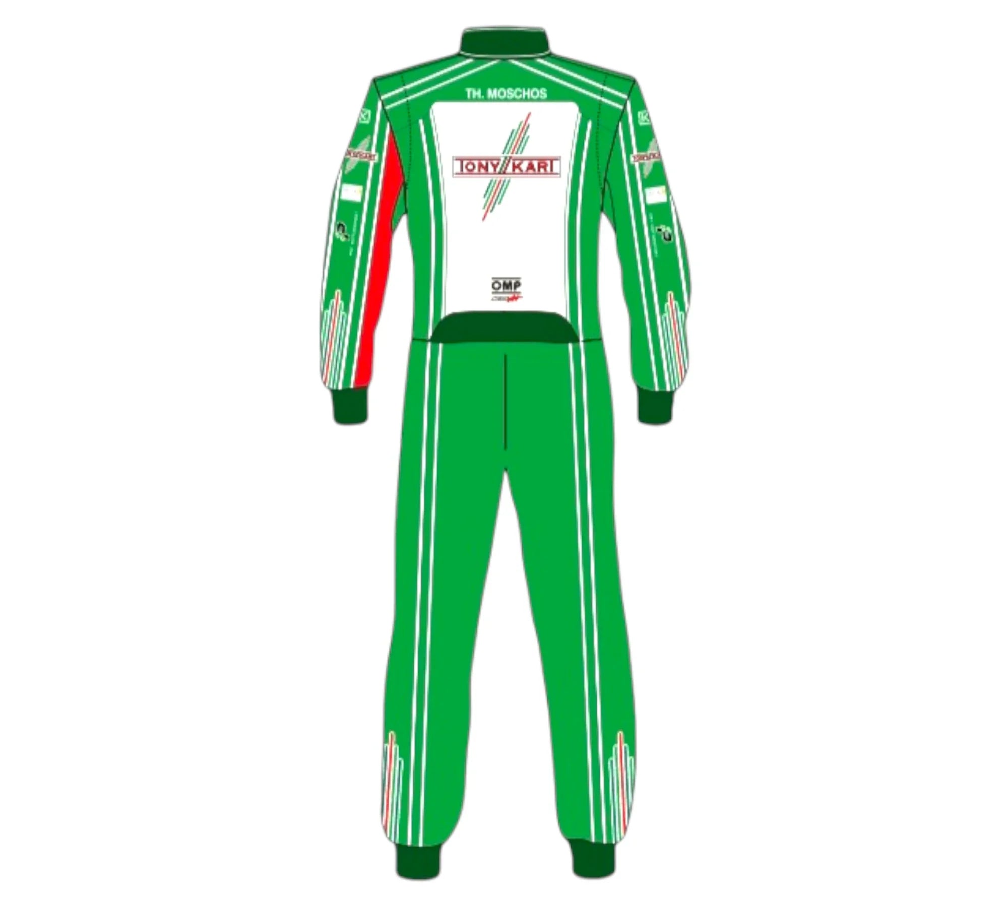 OMP Tony kart Sublimation Printed Go Kart Racing Suit Endless Racegear