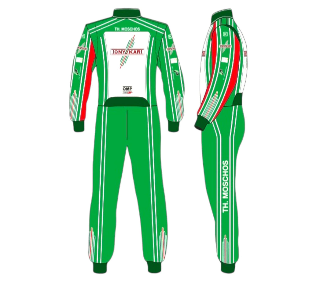 OMP Tony kart Sublimation Printed Go Kart Racing Suit Endless Racegear