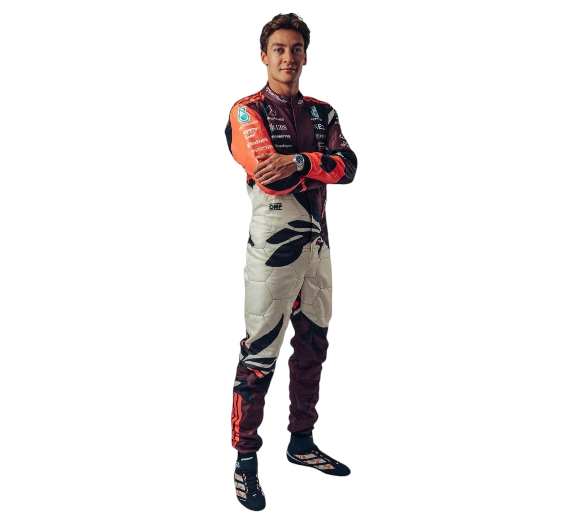 George Russell 2025 F1 racing suit Replica Mercedes | Endless Racegear