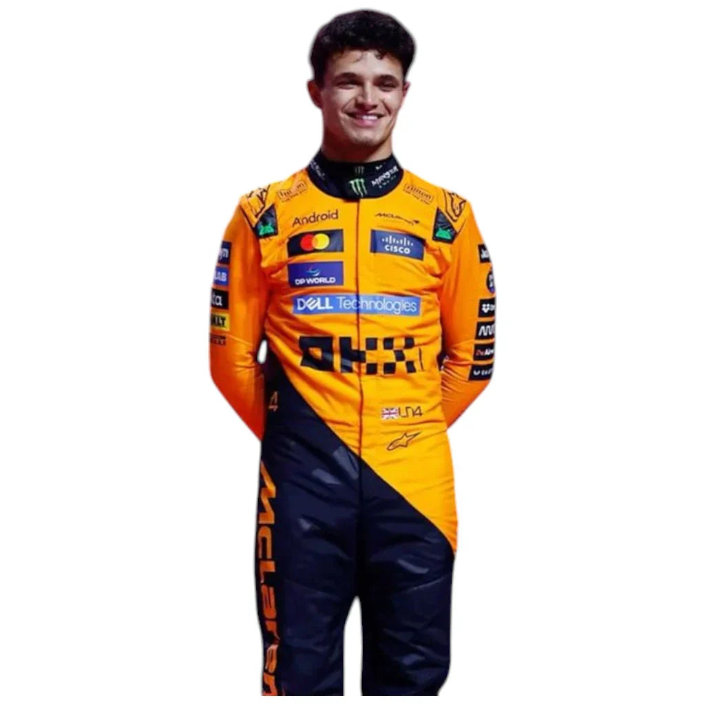 2025 Lando Norris McLaren F1 replica suit Team Fit