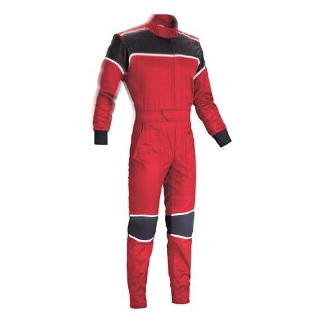 Go Kart Racing Red Color Suit Pulse Racegear