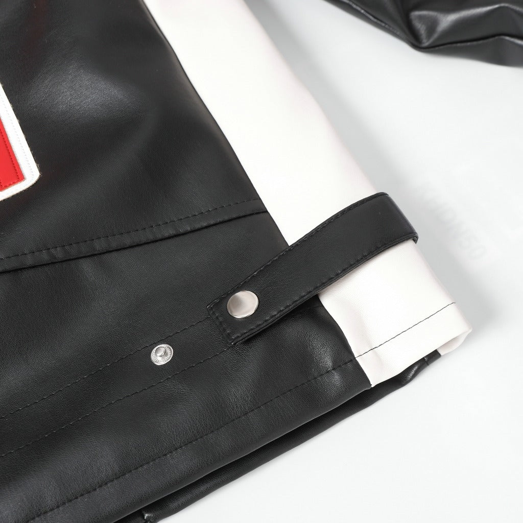 Red Bull Leather Vintage Racing Jacket Ex Race Gear