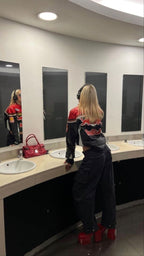 Red Bull Leather Vintage Racing Jacket SHABA Collection