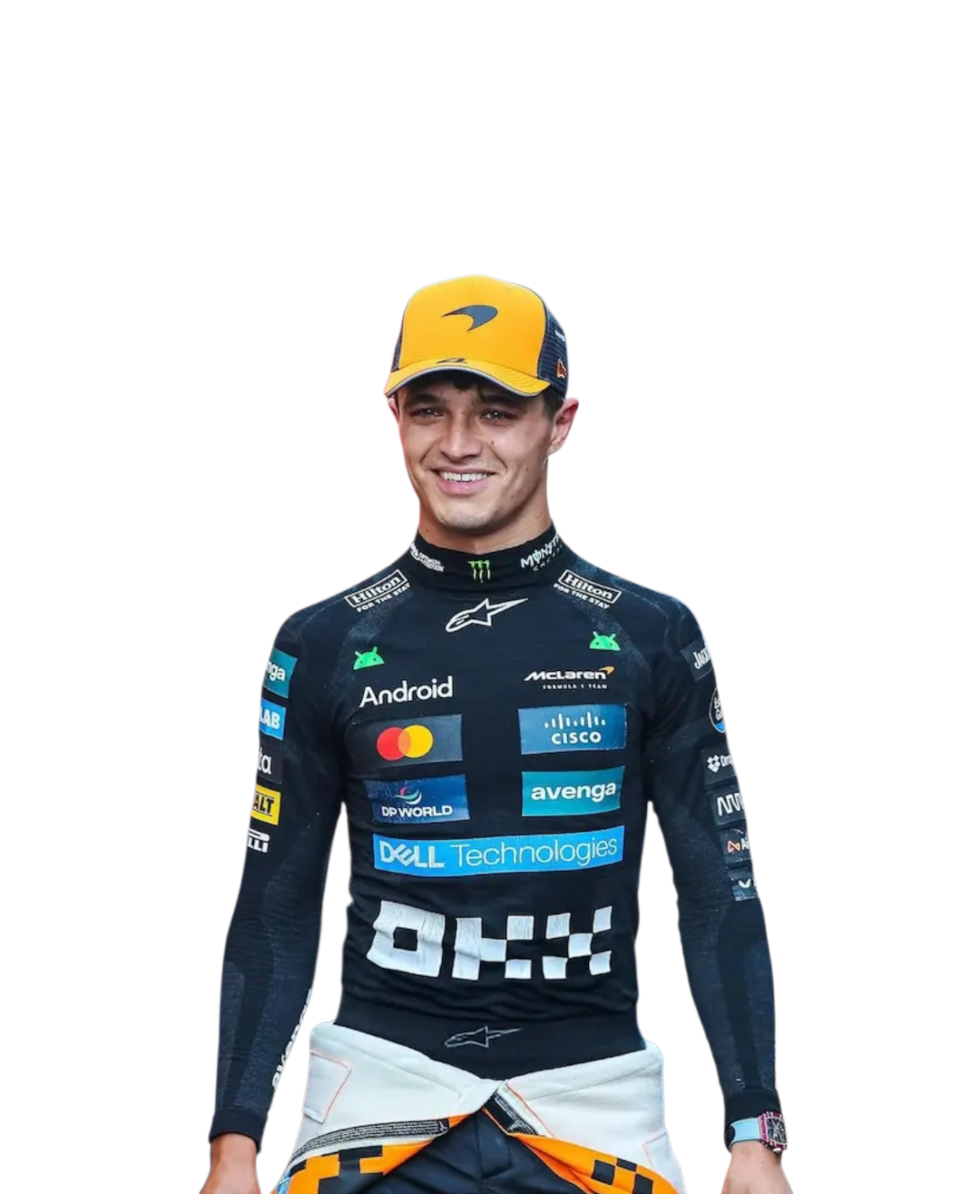 Lando Norris F1 Racing Shirt Compression 2025 | McLaren Replica Compression Endless Racegear