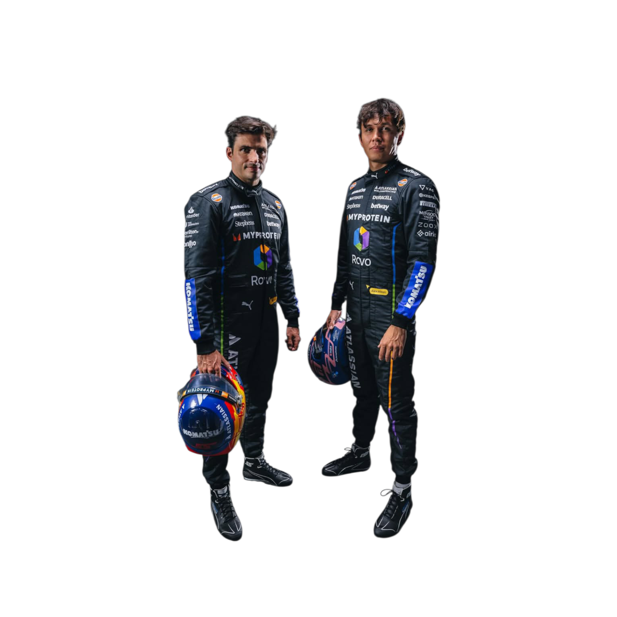 New 2026 Williams Carlos Sainz Replica F1 Race Suit Endless Racegear