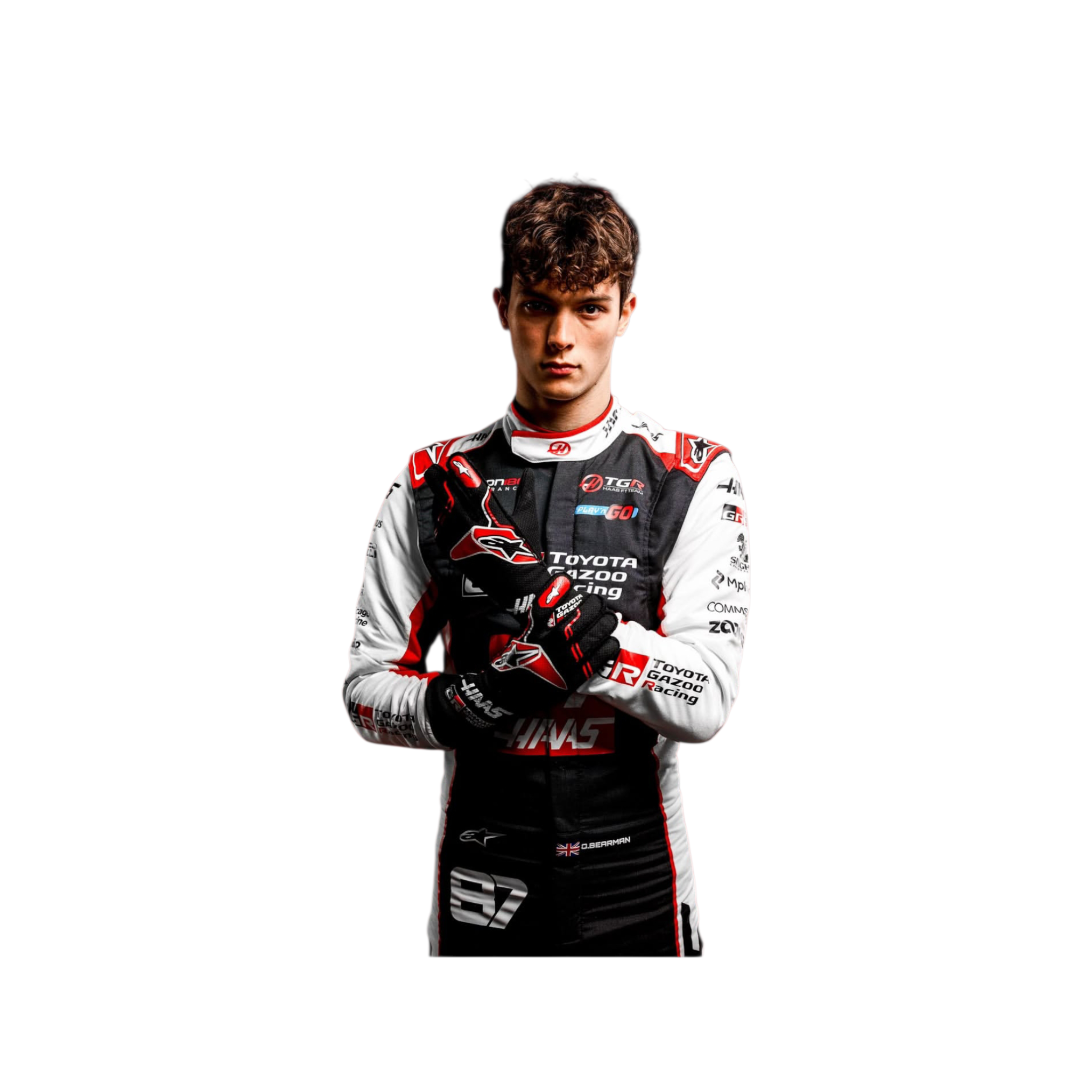 New 2026 Oliver Bearman MoneyGram Haas F1 Team Replica Racing Suit Endless Racegear