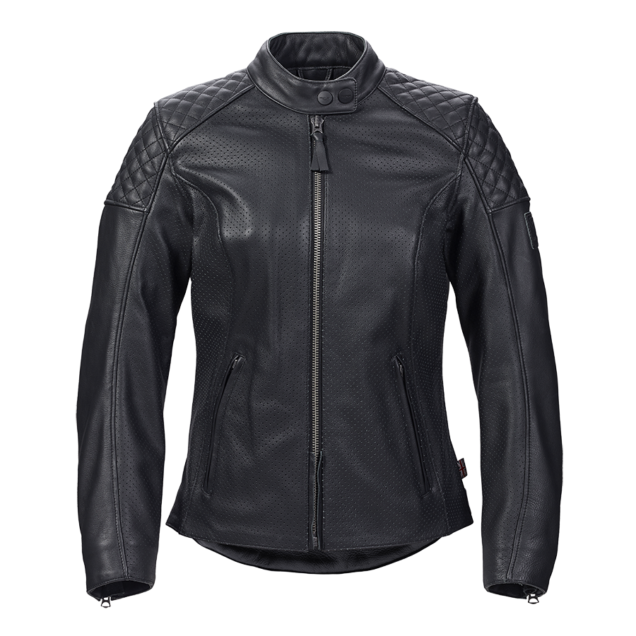 Ladies Braddan Air Leather Jacket Triumph