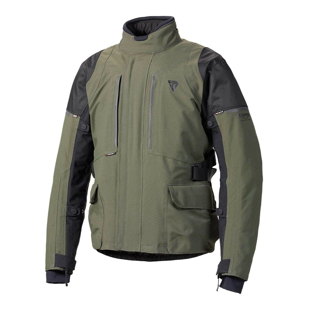 Leith Khaki Textile Jacket Triumph