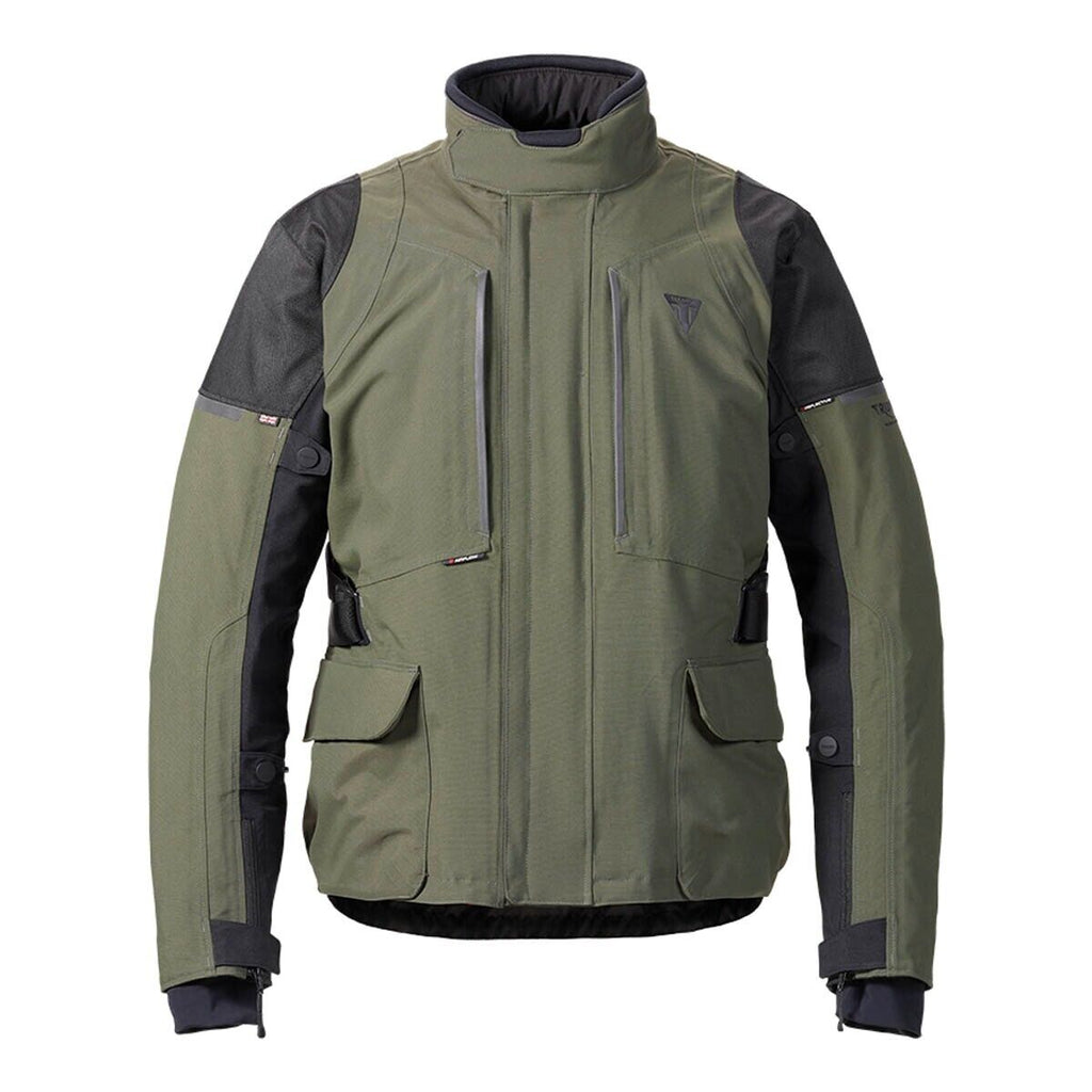 Leith Khaki Textile Jacket Triumph