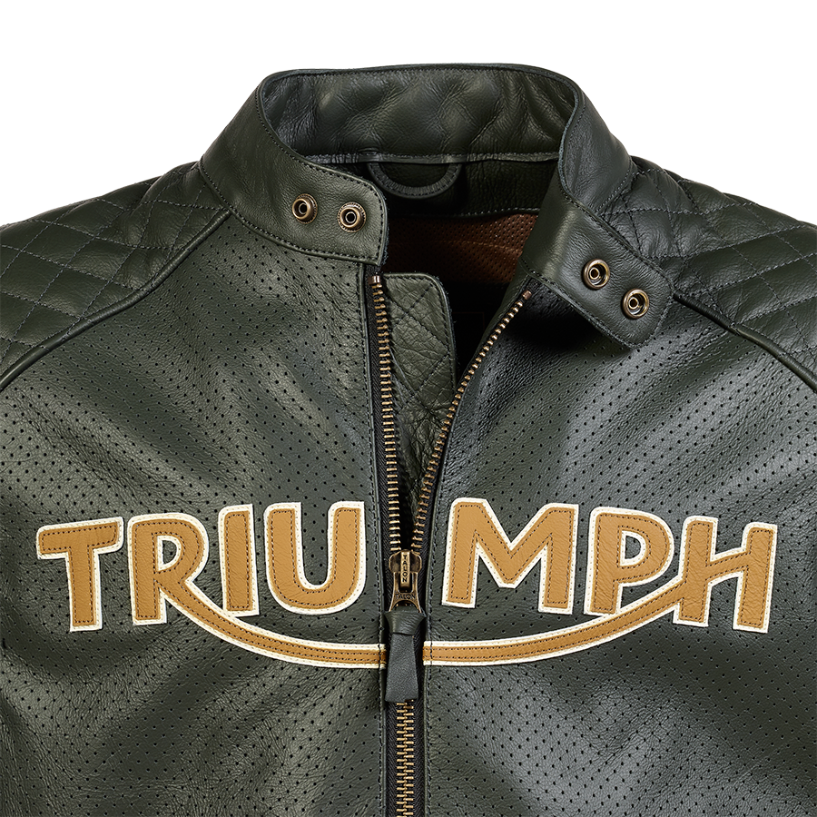 Braddan Green Air Race Leather Jacket  - Endless Racegear