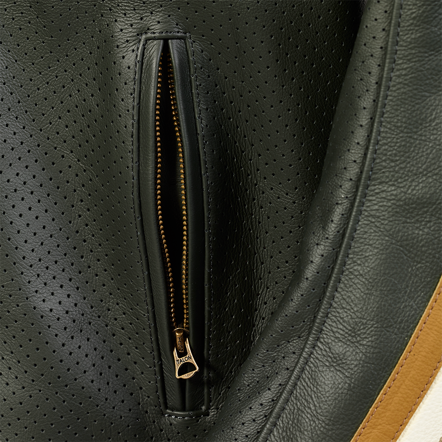 Braddan Green Air Race Leather Jacket  - Endless Racegear