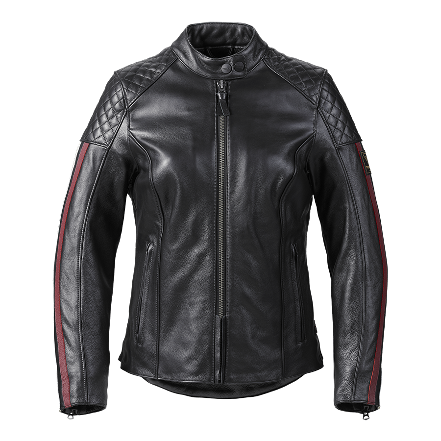 Ladies Braddan Sport Leather Jacket Triumph