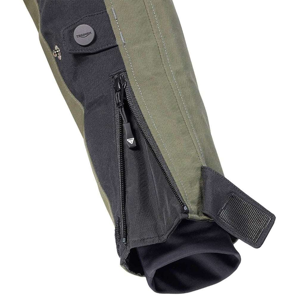 Leith Khaki Textile Jacket Triumph