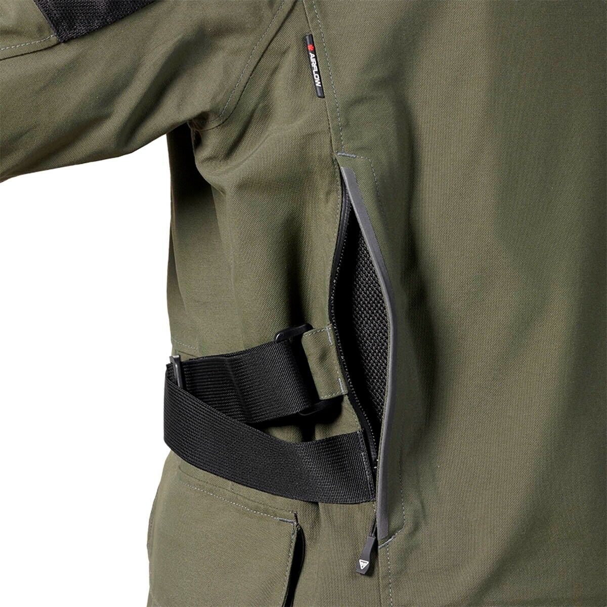 Leith Khaki Textile Jacket Triumph